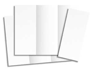 brochure white